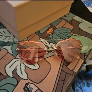 Miu Miu Floral Red Sunglasses